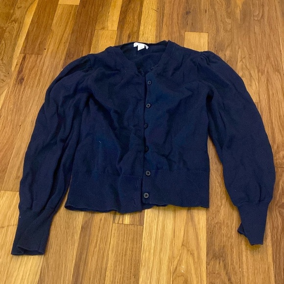 Crewcuts Girls Navy Blue Cardigan Size L - Picture 1 of 8